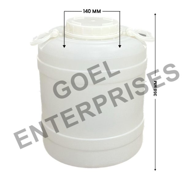 25L Center Mouth Fresh White