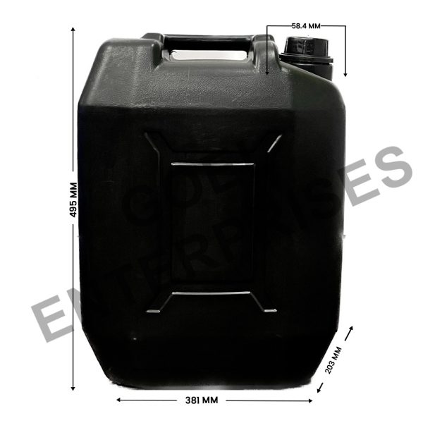 35L Jerrycan Black