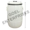 50L Open Top Fresh White