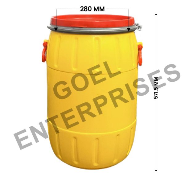50L Open Top Fresh Yellow